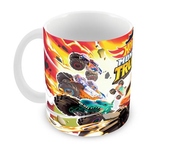 Caneca Pollímero Hot Wheels Monster Trucks Personalizada