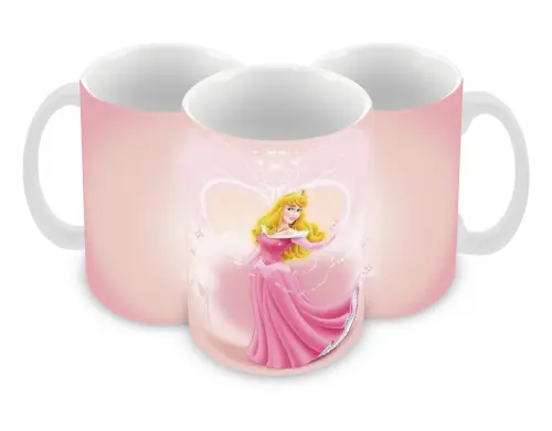 Caneca Polímero A bela Adormecida Personalizada