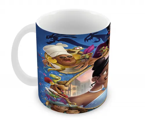 Caneca Polímero A Princesa e o Sapo Personalizada