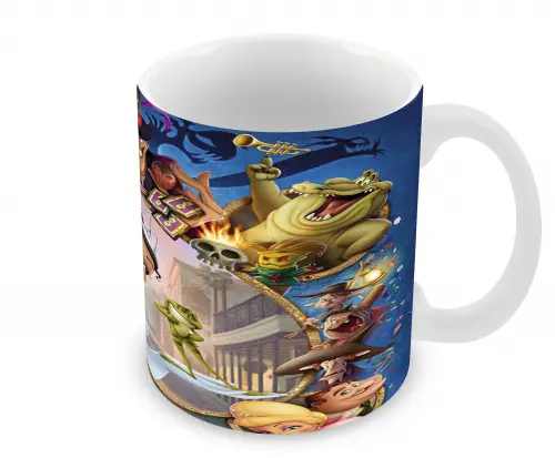 Caneca Polímero A Princesa e o Sapo Personalizada