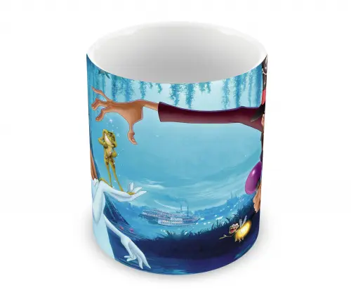Caneca Polímero A Princesa e o Sapo Personalizada