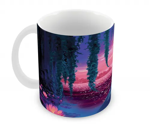 Caneca Polímero A Princesa e o Sapo Personalizada