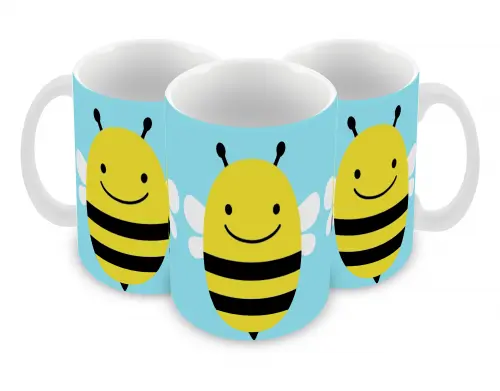 Caneca Polímero Abelha Skip Hop Personalizada