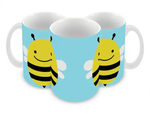 Caneca Polímero Abelha Skip Hop Personalizada