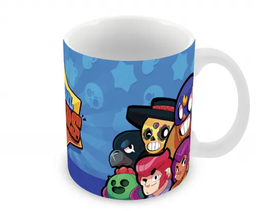 Caneca Polímero Brawl Stars Personalizada