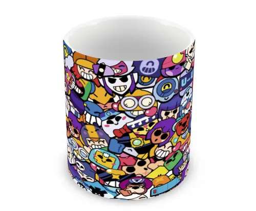 Caneca Polímero Brawl Stars Personalizada