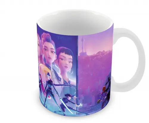 Caneca Polímero Guerreiras do K-Pop Personalizada