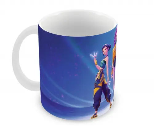 Caneca Polímero Guerreiras do K-Pop Personalizada