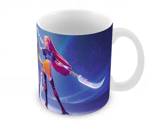 Caneca Polímero Guerreiras do K-Pop Personalizada