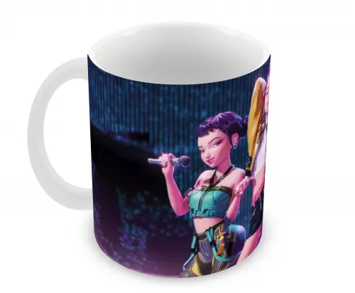 Caneca Polímero Guerreiras do K-Pop Personalizada