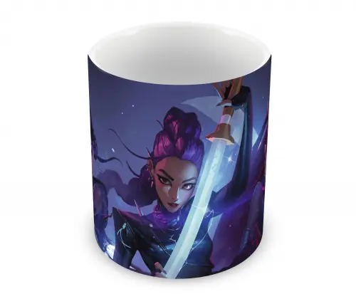 Caneca Polímero Guerreiras do K-Pop Personalizada