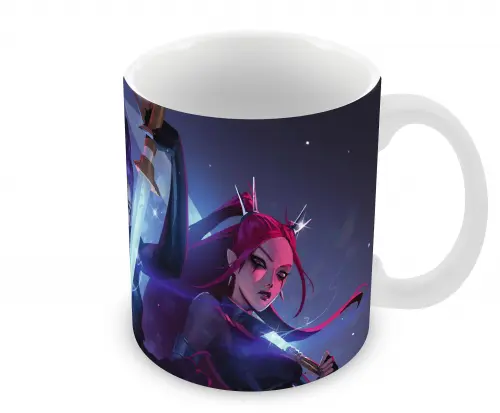 Caneca Polímero Guerreiras do K-Pop Personalizada