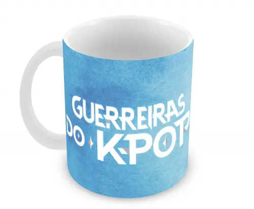 Caneca Polímero Guerreiras do K-Pop Personalizada