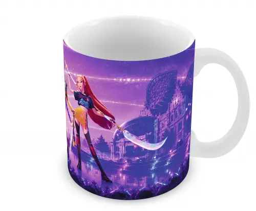 Caneca Polímero Guerreiras do K-Pop Personalizada