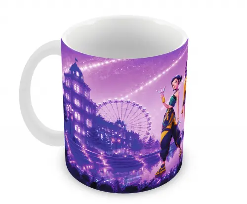 Caneca Polímero Guerreiras do K-Pop Personalizada