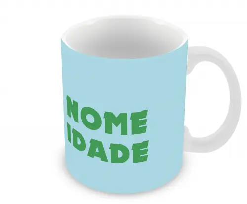 Caneca Polímero Mundo Torajo Personalizada