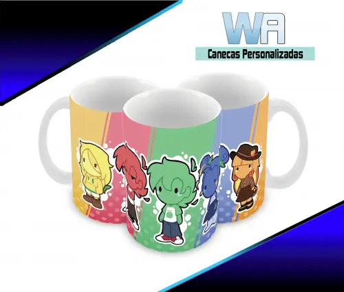 Caneca Polímero Mundo Torajo Personalizada