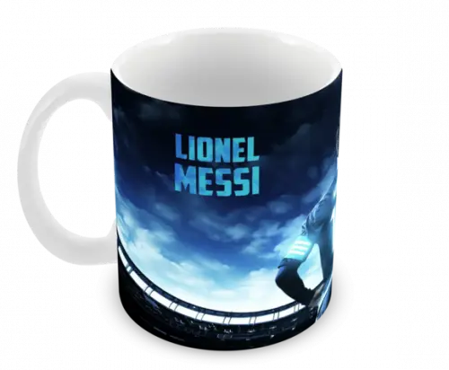 Caneca Lionel Messi Barcelona de Plástico Personalizada