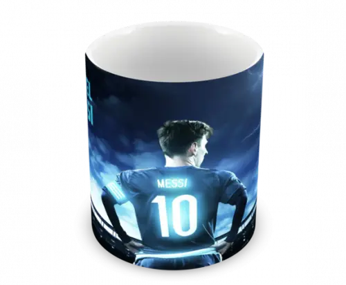 Caneca Lionel Messi Barcelona de Plástico Personalizada