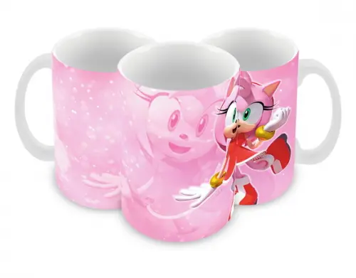 Caneca Polímero Amy Rose Personalizada