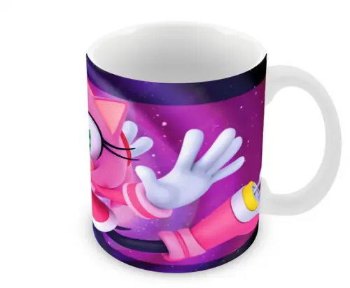 Caneca Polímero Amy Rose Personalizada