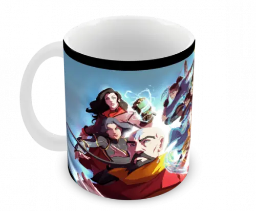 Caneca Polímero Animes Crossover Avatar Personalizada