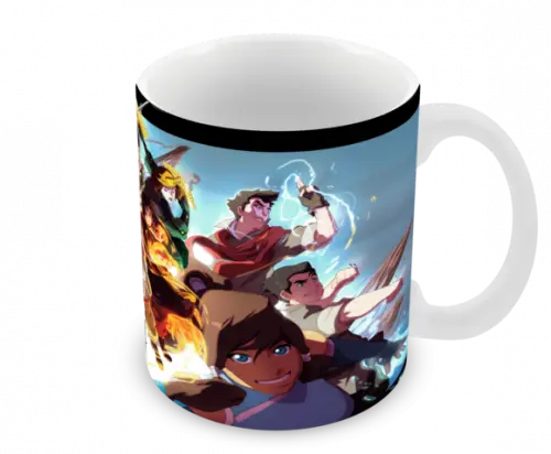 Caneca Polímero Animes Crossover Avatar Personalizada