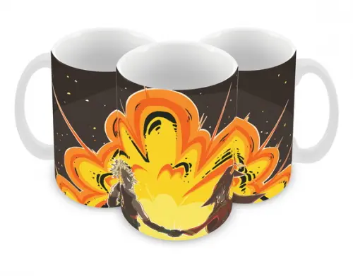Caneca Polímero Animes Crossover Personalizada