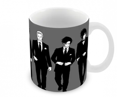 Caneca Polímero Animes Crossover Personalizada