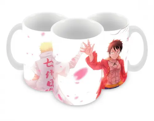 Caneca Polímero Animes Crossover Personalizada