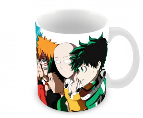 Caneca Polímero Animes Crossover Personalizada