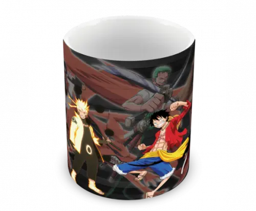 Caneca Polímero Animes Crossover Personalizada