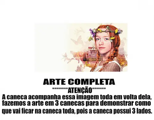 Caneca Polímero Anne With An e Personalizada