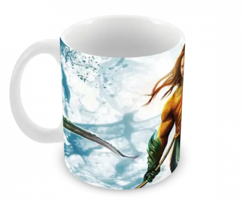 Caneca Polímero Aquaman Personalizada