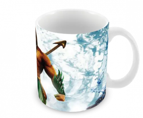 Caneca Polímero Aquaman Personalizada