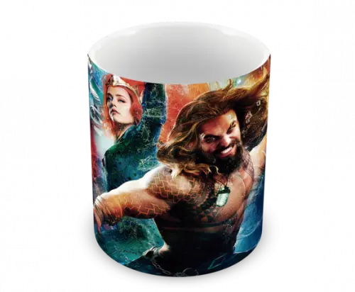 Caneca Polímero Aquaman Personalizada