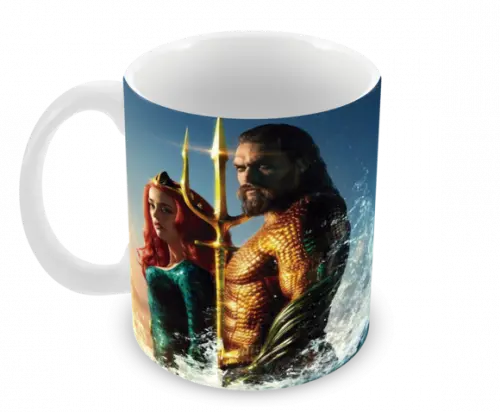Caneca Polímero Aquaman Personalizada