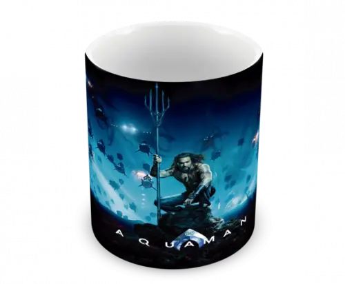 Caneca Polímero Aquaman Personalizada