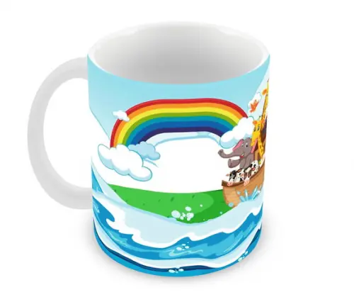 Caneca Polímero Arca de Noé Personalizada