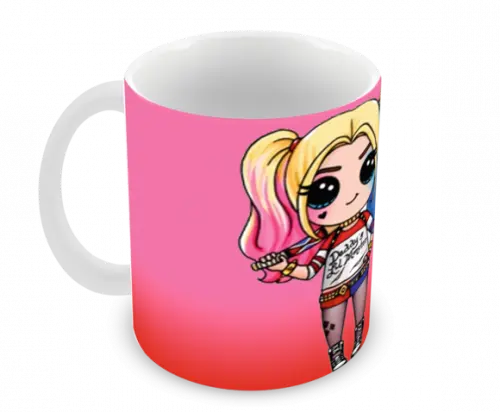 Caneca Polímero Arlequina Personalizada