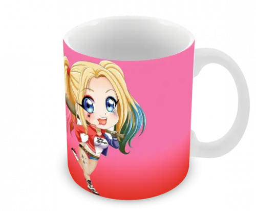 Caneca Polímero Arlequina Personalizada