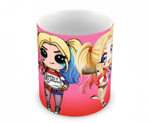 Caneca Polímero Arlequina Personalizada