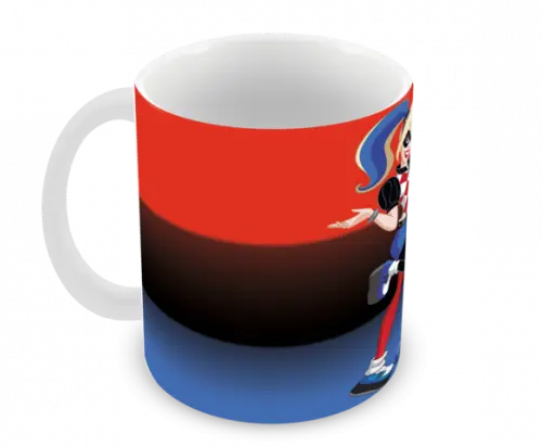 Caneca Polímero Arlequina Personalizada