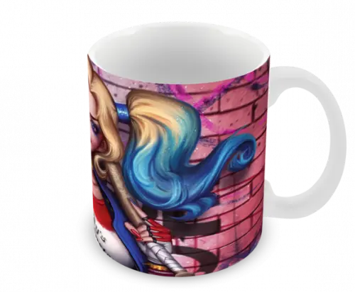 Caneca Polímero Arlequina Personalizada