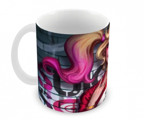 Caneca Polímero Arlequina Personalizada