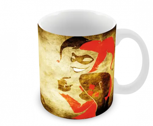 Caneca Polímero Arlequina Personalizada