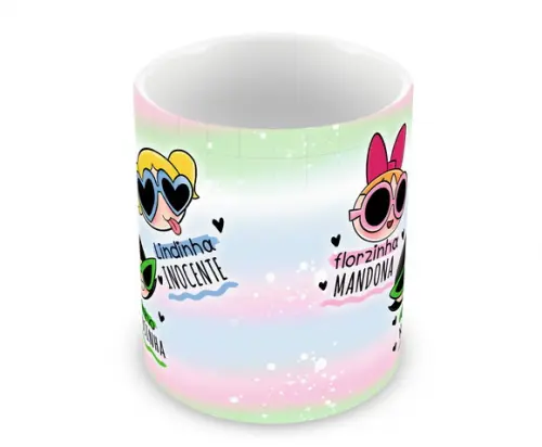 Caneca Polímero as Meninas Super Poderosas Personalizada