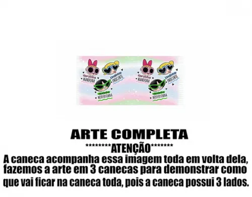 Caneca Polímero as Meninas Super Poderosas Personalizada