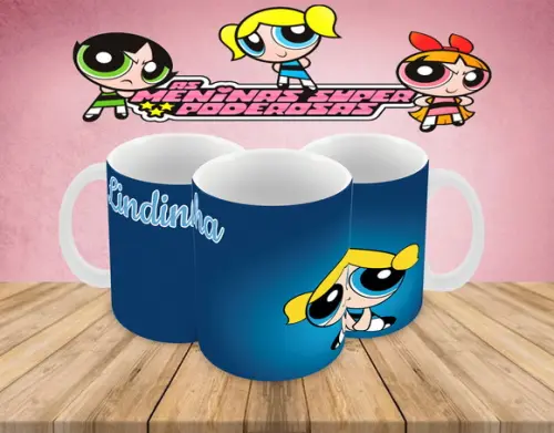 Caneca Polímero as Meninas Super Poderosas Personalizada