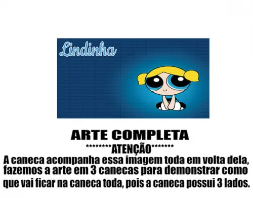 Caneca Polímero as Meninas Super Poderosas Personalizada